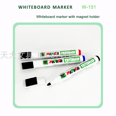 With Magnet Bruch Head Whiteboard Marker Bruch Head Whiteboard Marker Magnet Whiteboard Marker Erasable Pen for School Whiteboard Marker