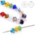 Imitation Austrian Czech Crystal Tipped Bead Cut Diamond Micro Glass Bead DIY Ornament Accessories Scattered Beads Pendant Material