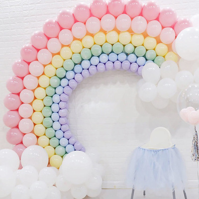 12-Inch 2.8G Thick Single Layer Macaron Rubber Balloons Candy-Colored Wedding Balloon in Stock Wholesale
