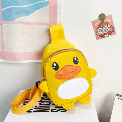 Children's Bag New Cartoon Little Duck Crossbody Bag Kindergarten Baby Shoulder Bag Travel Coin Purse