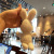 Factory Direct Sale Cute Gem Velvet Rabbit Pendant Plush Toy Doll Creative Ornaments inside Car Keychain Accessory