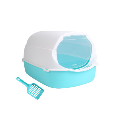 Cross-Border Pet Supplies Litter Box Closed Removable and Washable Folding Litter Box Multi-Functional Cat Toilet Litter Box