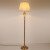 European-Style Crystal Lamp Bedside Modern Simplicity with American Style Fabric Decorative Crystal Floor Table Lamp