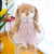 Pink Cartoon Candy Sugar Rabbit Plush Doll Princess Rabbit Cute Rabbit Doll Pink Long Ears Rabbit Doll