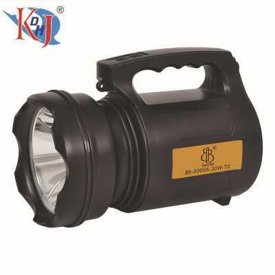 30W High-Power Emergency Portable Lamp Outdoor Strong Light Portable Torch Hiking Cycling Night Fishing Lighting Torch