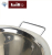 Stainless Steel Binaural Non-Porous Grain Kitchen Sink Reverse Side Washing Basin Kitchen Sink