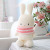 Cute Bobo Rabbit Doll Little White Rabbit Doll Love Rabbit Plush Toy Graduate Day Gifts Birthday Gift