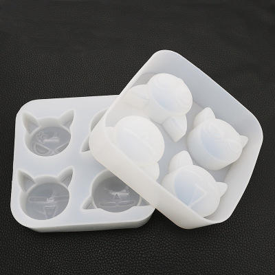 Elation DIY Crystal Glue Mold Luo Xiaohei Silicone Mold Baking Mold Handmade Pendant