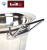 Stainless Steel Binaural Non-Porous Grain Kitchen Sink Reverse Side Washing Basin Kitchen Sink