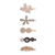 French Style Hair Claw Shark Clip Douyin Online Influencer Feather Side Clip Hairpin Pearl Ins Women's Head Hair Clips Hair Accessories