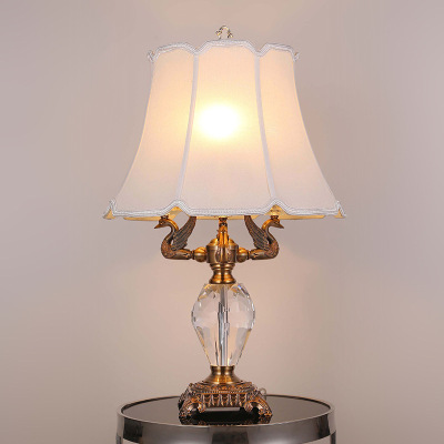 Zinc Alloy Hotel Bedroom Crystal Lamp High-Grade Sofa and Tea Table Floor Lamp