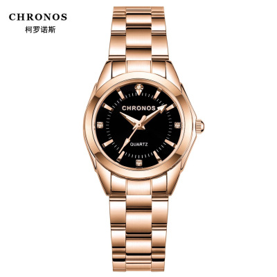 Chronos Amazon Hot Fashion Watch Women's Casual Trend Waterproof Diamond Exclusive for Cross-Border Women's Watch