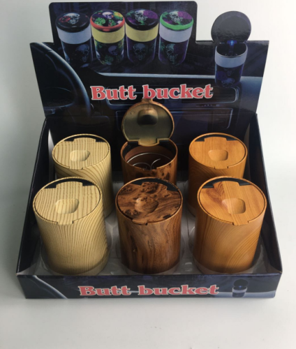 cigar ashtray wood grain