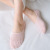 A Low Top Invisible Socks Women's Spring and Summer New Pure Color Low-Cut Liners Socks Silicone Non-Slip Mesh Low-Top Thin Cotton Short Socks