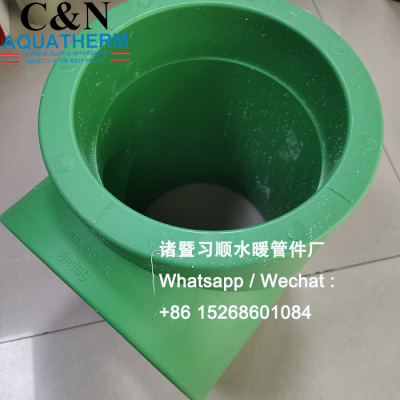 PPR Pipe Fittings New Material 160mm Plastic Tee Factory Direct Sales Plastic Pipe Fittings Export to Africa