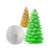 Trending on Tiktok 3d Emulation Christmas Tree Silicone Mold Mousse Cake Mold Baking Utensils Factory Direct Sales