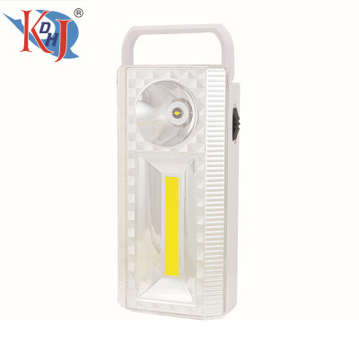 6110 Dry Battery/Rechargeable Dual-Purpose Emergency Light Daily Lighting Searchlight Portable Lamp