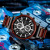 2021 Sports Men's Watches Wood Set Quartz Watch Calendar Multifunctional Fashion Watch