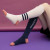 Autumn and Winter New Personalized Fashion AB Calf Knee Length Socks Ins College Style Letter Three Bars Long Socks Trendy Socks