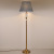 European-Style K9 Crystal Modern Minimalist Table Lamp Household Bedroom Bedside Lamp Blue