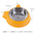 Cross-Border New Arrival Pet Bowl Creative Cat Face Stainless Steel Dog Bowl Cat Bowl Pet Feeding Bowl Pet Tableware