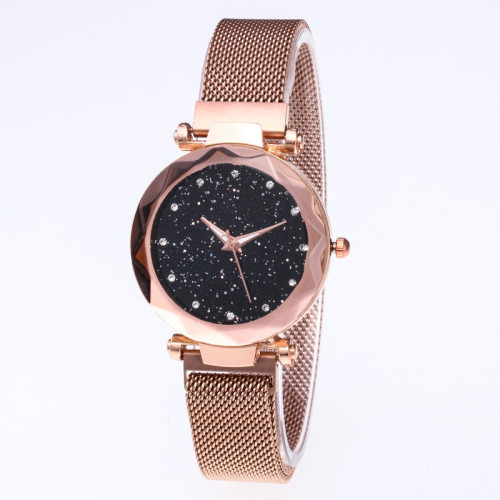 2020 Foreign Trade Hot-Selling New Arrival Magnet Starry Sky Watch Women‘s Fashion TikTok Same Style Internet Celebrity Women‘s Quartz Watch