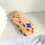 Korean Cute Creative May Good Things Happen Pencil Case Cute Plush Embroidery Student Stationery Storage Bag