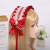 Japanese Ins Lolita Girl Fabric Plaid Lace Bow Hairpins/Hairbands Hair Band Hair Accessories