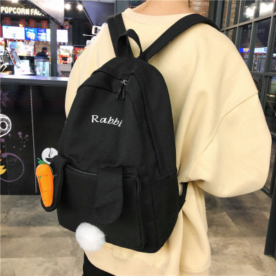 Schoolbag Female Korean High School Harajuku Ulzzang College Student Simple All-Match Japanese Style Cute Backpack Backpack