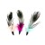 Peacock Feather Replacement Head Cat Toy Cat Teaser 4-Piece Set Handmade Factory Direct Sales Cat Cat Toy