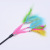 Factory Direct Sales New Colorful Beads Cat Teaser Feather Bell Feather Cat Teaser Pet Cat Toy Cat Teaser Rod