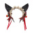 Creative New Girl Lolita Style Headband Plaid Pointed Cat Ears Lace Hair Accessories Cartoon Cute Headband