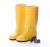 Factory Direct Supply Steel Head Steel Bottom Anti-Smashing and Anti-Penetration Yellow Surface Black Bottom PVC Rain Boots