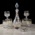 Cross-Border Gold Painting Whiskey Liquor Glass Goblets Wine Glass Wine Set Crystal Glass Brandy Wine Set