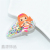 Korean Version of the New Color Quicksand Transparent Children Barrettes Mermaid PVC Edge Clamp Baby BB Clip Hair Clips Hair Accessories
