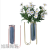 Nordic Instagram Style Creative Glass Test Tube Vase Light Luxury Iron Home Decoration Dried Flower Arrangement Flower Ware Dining-Table Decoration