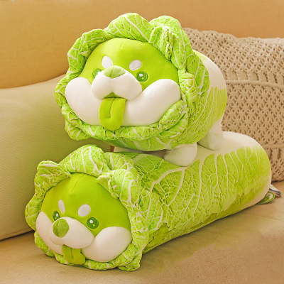 Genuine Saite Dudu Vegetable Elf Cabbage Dog Doll Plush Toys Puppy Doll Doll