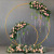 New Iron Ring Arch Flower Door Outdoor Lawn round Stand Flower Stand Wedding Party Stage Background Props Cross-Border