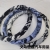 Hengyue Auto Supplies Wholesale Foreign Trade Korean Style Denim 38 Size Universal Steering Wheel Cover Hand Drive Super Soft