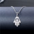 Cross-Border New Accessories European and American Jewelry Supply Geometric Necklace Simple Hollow Stainless Steel Cutting Clavicle Necklace