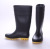 Manufacturers Recommend Classic Ordinary Rain Boots Black Surface Yellow Bottom Rain Boots