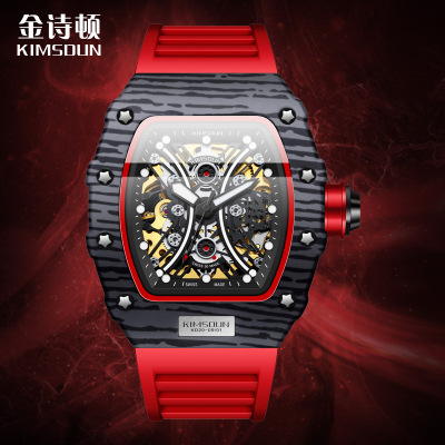 Cross-Border Hot Richard Automatic Hollow Mechanical Watch Miller Fashion Men's Sports Watch Wholesale