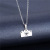 Fashion New Mori Style Stainless Steel Hollow Heart Camera Necklace Female Fashion Camera Clavicle Chain Ornament Wholesale