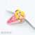 Korean Version of the New Color Quicksand Transparent Children Barrettes Mermaid PVC Edge Clamp Baby BB Clip Hair Clips Hair Accessories