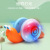 Tiktok Same Style Internet Celebrity Cable Crawling Snail Luminous Music Cartoon Funny Animal Toddler Rope Toy