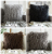 Factory Direct Sales Tan Wool Plush Pillow Cover Ins Sofa and Bedside Plush Pillow Cushion Cover