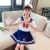 Girls' Summer Fashionable Skirt Suit 2021 Summer New Children's Preppy Style Medium and Large Children's Clothing Korean Style Two-Piece Suit Fashion