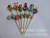 Puppet Hand Swinging Tambourine Toy Wooden Man Drum-Shaped Rattle Cartoon Puppet Drum-Shaped Rattle Stall Temple Fair Special Offer