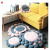 Pet Round Flower Pet Mat Dehaired Angora Flower Floor Mat Cat Nest Dog Cushion Flower Carpet One Piece Dropshipping