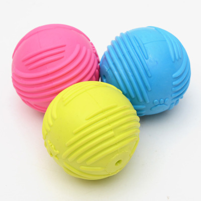 TPR Rubber Texture Ball Pet Toy Dogs and Cats High Quality Molar Foreign Trade Wholesale Dogs and Cats Toy